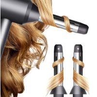 Automatic Curling Wands Attachments with 2 Curlers for Dyson Supersonic Hair Dryer Airwrap, Long Hair Waver Styling Iron Tool Blow Dryer Accessories for Women