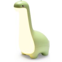 Portable Night Light for Kids Room, Rechargeable Animal Lights Decoration for Girls and Boys (Green)