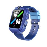 4G GPS Tracker Child Phone Smartwatch with WiFi, SMS, Call,Voice and Video Chat Alarm,Pedometer, Wrist Watch Suitable for Boys Girls Birthday Gifts (Blue)