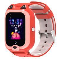 4G Kids Smart Watch, GPS Tracker,Video Calling,School Mode SOS Emergency Alarm Waterproof Kids Watch (Orange)