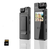 1080P HD Body Camera with Audio Video Recording,180 Degree Rotatable Lens,Night Vision,LCD Screen(32 GB)