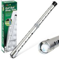 Golf Ball Retriever 20-Ball Capacity for Easy Pickup,Convenient Collector and Essential Golf Tool Perfect Gift for Men and Women Golfer Color Silver