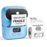 Bluetooth Portable Thermal Label Printer – Upgraded Barcode Maker for Products,Addresses,Small Businesses,Office & Home,Compatible with Phone,Tablet,PC,Mac