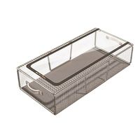 Waterproof Foldable PVC Shoe Storage Box Clear Plastic Stackable Organizer for Closet Shoes Large