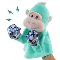 Plush Animal Hand Puppets Boxing Kids Monkey Playtime Animal Birthday Christmas Gifts