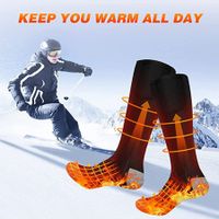 Heated Socks, Electric Heated Socks for Men Women, Battery Heated Socks for Skiing Camping Cycling Hunting Fishing Outdoor Warm Winter