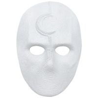 Superhero Knight Mask Marc Spector Latex Helmet Moon Cosplay Costume Props Halloween Party Masquerade White