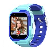 Smart Watches for Boys Aged 3-12 with Whatsapp Calling, 4G Kids Smartwatches GPS Tracker Message SOS Camera and Pedometer Children (Blue)