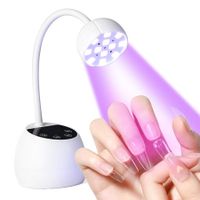 UV Nail Lamp for Gel Nails, 36W UV Nail Light Gooseneck Rechargeable with 4 Time Setting & Smart Auto Sensor for Nail Salon Home Use Lamp