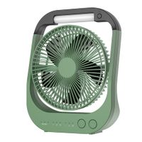 Rechargeable Fan, Portable Personal Fan, Battery Powered Desk Fan, with LED Light Fan, USB Fan with Timer, Quiet Fan for Bedroom, Home, Camping