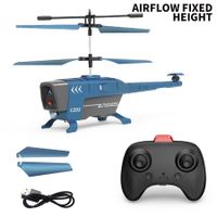 3.5 Access RC Helicopter for Kids,Induction Obstacle Avoidance Auto-Hovering One Key Star Helicopter Gift for Boys Girls (Blue)