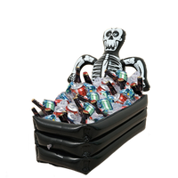 Inflatable PVC Cooler Coffin Ice Bucket Party Supplies Beverage Drink Storage Halloween Decoration