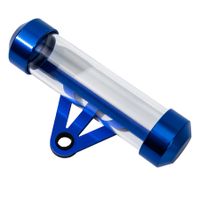 Motorcycle Scooter Tax Disc Holder Waterproof Cylindrical Tube Holder, Blue