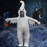 Inflatable Ghost Costume, Scary Funny Halloween Costumes for Halloween Cosplay Carnival Party, Suitable for Height 150-190 CM