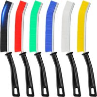 Premium 6Pcs Colorful Hard Bristle Crevice Cleaning Brushes,Multifunctional Crevice Cleaning Tools,Grout Cleaner Brush