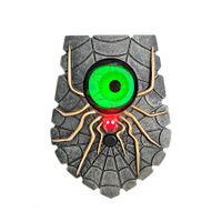 Halloween Spider Doorbel in Animated One-Eyed Spider with Creepy Sound Effects, Spooky Illuminated Haunted House Door Decoration