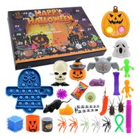 Halloween Advent Calendar 2024 Halloween Gifts, Non Candy Countdown Calendar Suprise Gifts for Kids