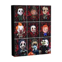 2024 Halloween Doll Advent Calendar With 24 collectible dolls, Scary Halloween Doll Collectible Horror Figures Gift, H