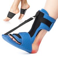 Plantar Fasciitis Night Splint,Adjustable Plantar Fasciitis Brace with Arch Support,Dorsal Night Splint,Dual Effective Plantar Fasciitis Relief Achilles Tendonitis Foot Drop Heel Blue