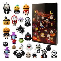 2024 New Halloween Advent Calendar Contains 24 Gifts, 24 Days of Halloween Countdown Calendar Figurine for Kids, K