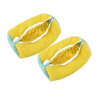 Shoe Washing Bag for Washing Machine,Laundry Shoe Bag For Washer And Dryer,Reusable Shoe Washing Bag for All Shoe Types And Sizes (Yellow 2Pcs)