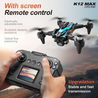 2024 new 4K HD Lens 3 Cameras 360 Obstacle Avoidance Remote Control LCD Screen Dual Batteries Altitude Holding Gravity Sensor Trajectory Automatic Takeoff