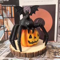 Halloween Spider Resin Statue, Horror Tabletop Statue, Gothic Figurines for Bookshelves, Bedroom, Home