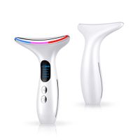 Face and Neck Massager to Remove, Neck Lines Beauty Instrument,White