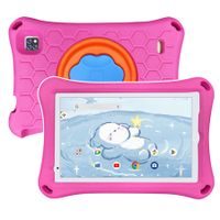 Kids Tablet 8 Inch, Android Tablet 2GB RAM 32GB Storage with Time Limits, Age Filters, More with Parental Controls,Google Playstore(Pink)