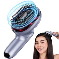 Electric Scalp Massager 3 in 1 Handheld Hair Growth Comb Portable Cordless Hair Oil Applicator Brush