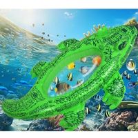 Inflatable Underwater Viewing Mirrors for Kids Crocodile-Themed Aquatic Scenery Mirrors Aquatic Play Gear for Swimming and Water Fun