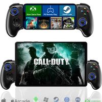 Expandable 143-260mm Game Controller with semiconductor cooling fan iPhone Android iPad Tablet  NSSwitch PS4 PS5 Xbox Col.Black