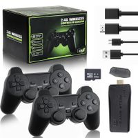 M8 Retro Game Stick,Revisit Classic Games with Built In 9 Emulators,20000+ Games,4K HDMI Output,2.4GHz Wireless Controller for TV Plug and Play,64GB