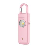 Rechargeable Personal Alarm for Women, Christmas Birthday Gifts for Women, Daughter, College Student, Teen Girl, Elders, Kids, Siren Alarm, USB Charging, Pink