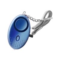 Personal Safety Alarm Keychain For Women Eldery Kid with LED Light Emergency 130dB Sound Keyring Portable Color Blue