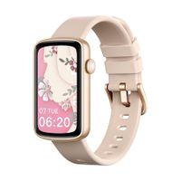 Smart Watches for Women Compatible with iPhone Android Phones, Golden