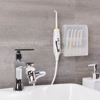 Non Electric Water Flosser 6  Family Use Oral Irrigator Adjustable Faucet Shower Spa Water Pressure Dental Oral Care Tooth Cleaning