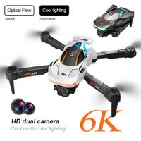 6K Drone Dual Camera WIFI GPS Quadcopter Remote Control Obstacle Avoidance Aerial Photography Color White