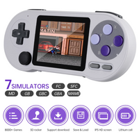 Portable Video Game Console 3 inch IPS Screen Handheld Game Console Built-in 8000+ Games Retro TV Game Player AV Output