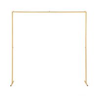 2M Backdrop Stand Wedding Background Decoration Party Flower Balloon Display Golden