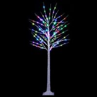 Jingle Jollys Christmas Tree 1.7m Twigs 120 RGB LED Lights Xmas Trees Decoration