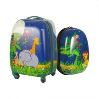 16''13'' 2PCS Kids Luggage Set Jungle