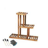 3-Tier Plant Stand Wood Wooden