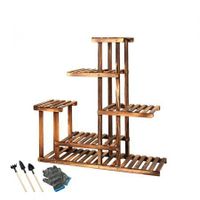 5-Tier Plant Stand Wood Wooden