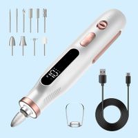 Professional Nail Drill,Electric Nail File kit for Acrylic Gel Nails,Electric Manicure and Pedicure Tools,10 Speeds Nail Care Gift for Trimmer,Grinder,Buffer