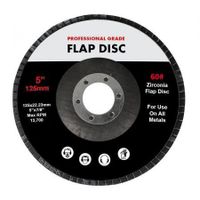 Flap Discs 125mm 5" Zirconia 2x10m 20SQM