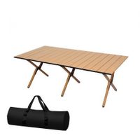 Folding Camping Table Foldable Oak