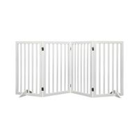 Wooden Pet Gate Dog Fence Safety White 800x 3MM