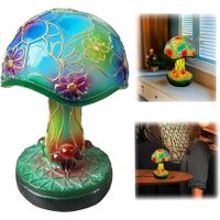 15CM Mushroom Lamp, Colorful Mushroom Table Lamp, New Resin Plant Series Table Lamp