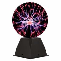 Magic Plasma Ball Lamp 8INCH Touch & Sound Sensitive Interactive USB Powered Plasma Lamp Nebula Sphere Globe